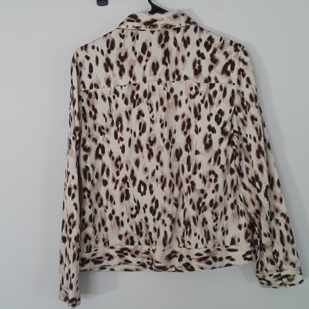 Chico's Animal Print Jacket - Picture 5 of 6
